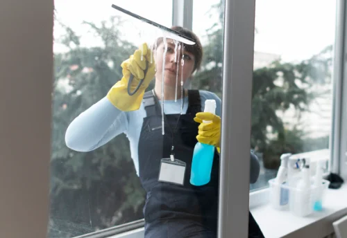 Nettoyage de vitres intérieures et extérieures au Tablier